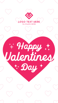 Sweet Valentines Greeting Instagram Story Design