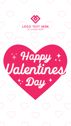 Sweet Valentines Greeting Instagram story Image Preview