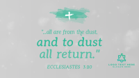 Ash Wednesday Verse Video Image Preview