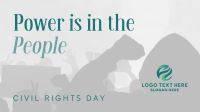 Strong Civil Rights Day Quote Video Image Preview