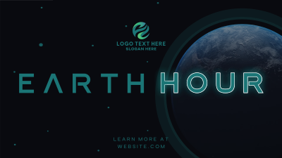 60 Minutes Earth Facebook event cover Image Preview