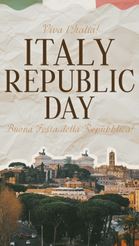 Elegant Italy Republic Day TikTok Video Design