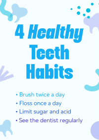 Dental Health Tips for Kids Flyer Image Preview