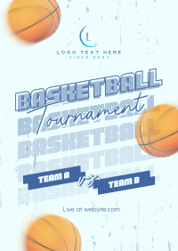 Basketball Game Tournament Flyer Image Preview