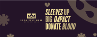 Droplet Blood Donation Facebook cover Image Preview