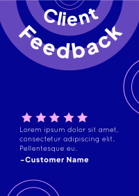 We Appreciate Your Feedback Poster Image Preview