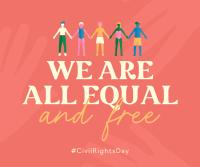 Civilians' Equality Facebook Post Design