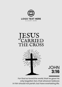 Jesus Cross Poster Image Preview