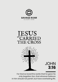 Jesus Cross Poster Image Preview