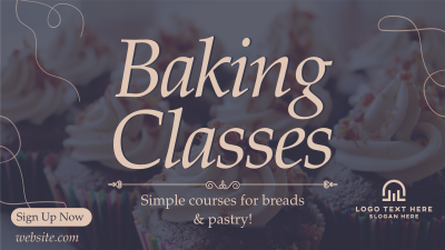 Baking Classes Facebook event cover Image Preview