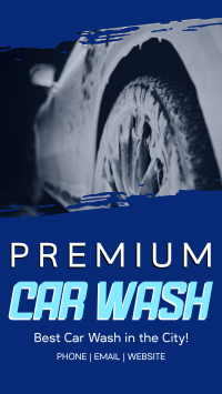 Premium Car Wash Instagram reel Image Preview