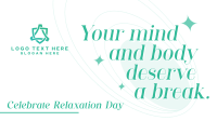 Celebrate Relaxation Day Facebook event cover Image Preview