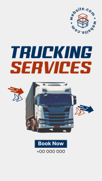 Moving Trucks for Rent YouTube Short Design