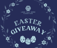 Eggs-tatic Easter Giveaway Facebook Post Design