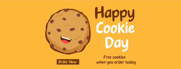 Happy Cookie Facebook Cover Design Image Preview