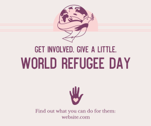 World Refugee Day Dove Facebook post Image Preview