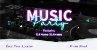 Live Music Party Facebook Ad Design