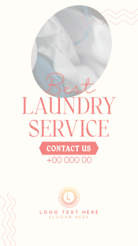 Best Laundry Service Facebook Story Design