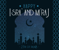 Isra' and Mi'raj Night Facebook post Image Preview