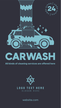 Carwash Services Facebook Story Design