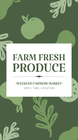 Farm Fresh Produce Instagram story