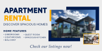 Apartment Rental Real Estate Twitter Post Image Preview