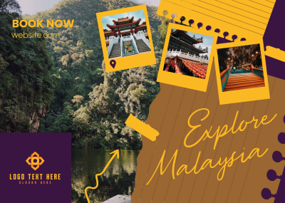 Explore Malaysia Postcard Image Preview