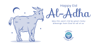 Eid Al Adha Goat Twitter post Image Preview