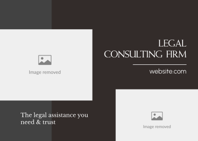 Legal Consultation Firm Postcard Image Preview
