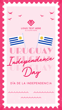 Uruguay Independence Day Instagram Story Design