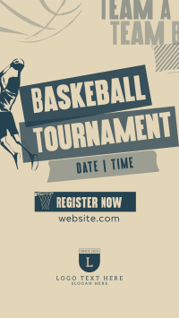 Sports Basketball Tournament TikTok video Image Preview