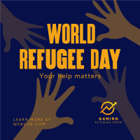 World Refugee Day Instagram post Image Preview