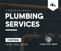 Plumbing Services Facebook Post Design