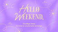 Weekend Greeting Quote Facebook event cover Image Preview