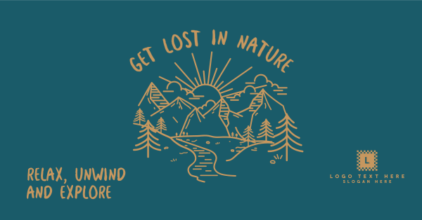 Lost In Nature Facebook Ad Design Image Preview