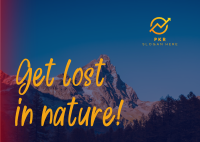 Get Lost In Nature Postcard Image Preview