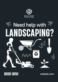 Flatlay Landscaping Service Poster Image Preview