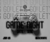 Game Night Console Facebook Post Design