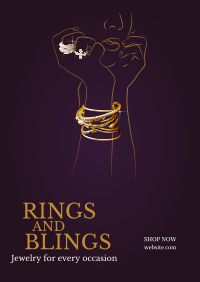Rings and Bling Flyer Image Preview