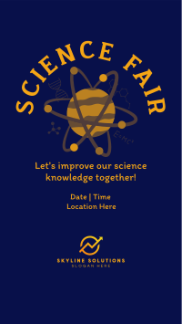 Science Fair Event TikTok Video Image Preview