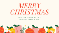 Merry Christmas Facebook Event Cover Design