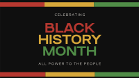 Black History Facebook Event Cover Design