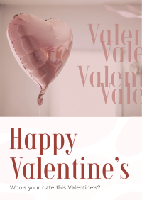 Vogue Valentine's Greeting Poster Design