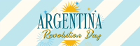 Argentina Revolution Day Twitter Header Image Preview