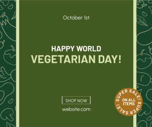 Vegetarian Day Facebook post Image Preview