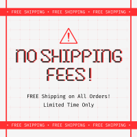 Shipping Fee Promo Instagram Post Preview