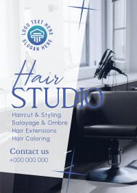 Elegant Hair Salon Flyer Design