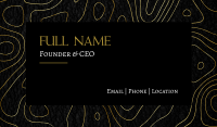 Liquid Gold Business Card Image Preview