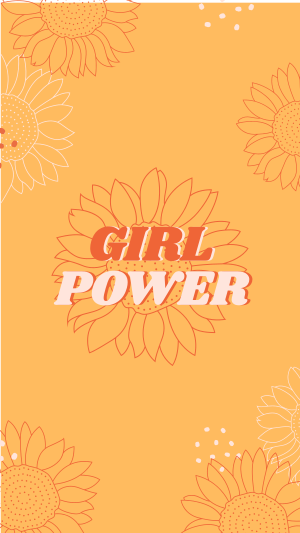 Girl Power Instagram story Image Preview