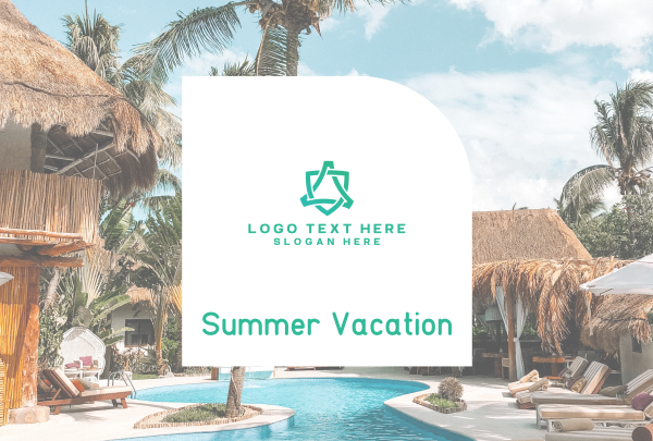 Summer Vacation Pinterest Cover Design Image Preview
